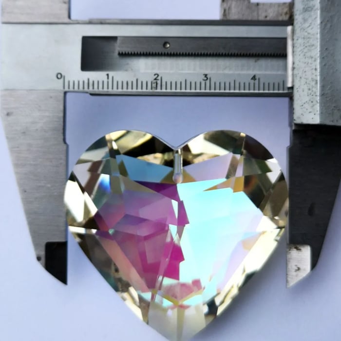 Hanging Heart Suncatcher Prism Crafts-EchoDecor