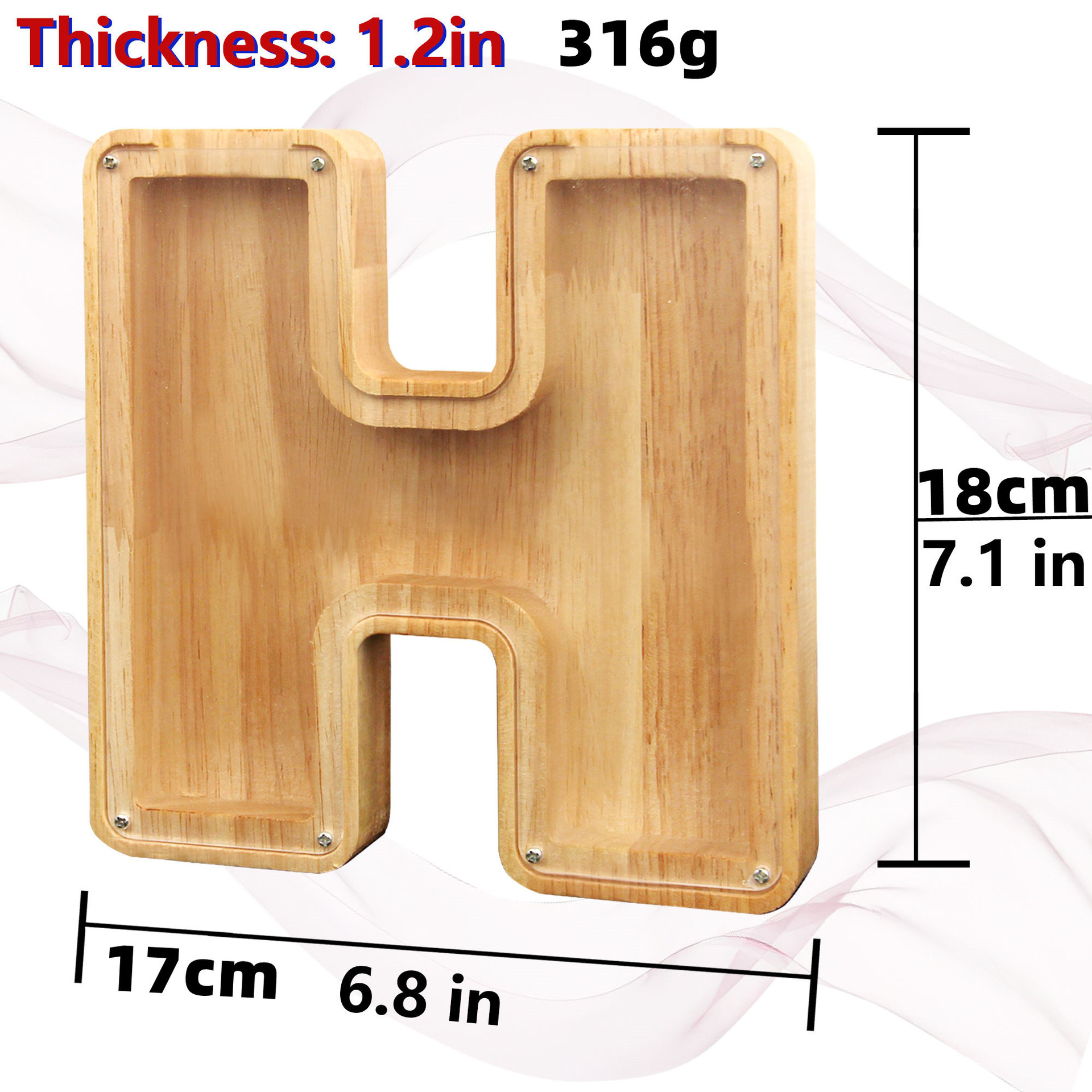 🔥 Last Day Promotion - Piggy Bank-Wood Gift For Kids-EchoDecor