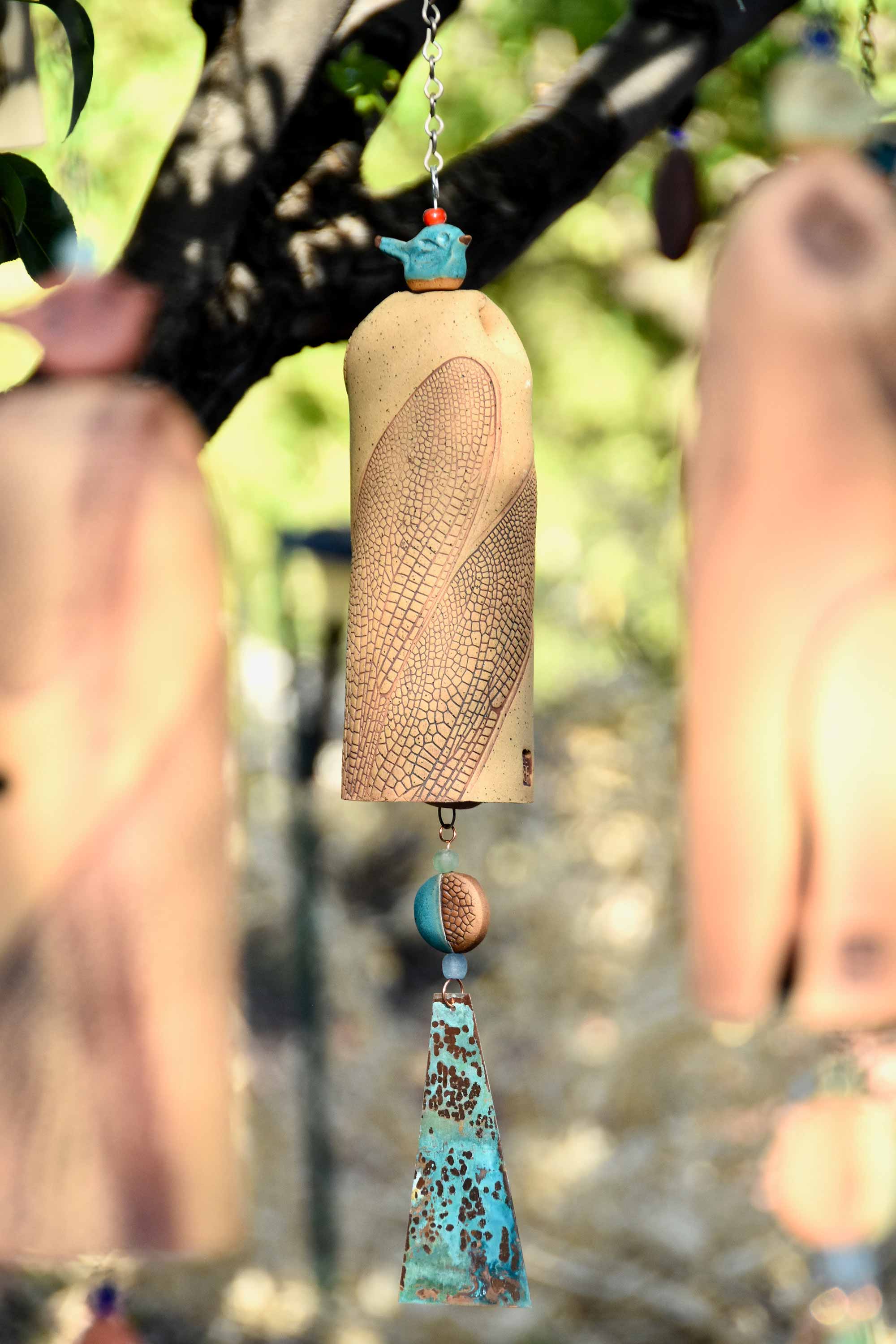 Dragonfly Wind Chime for Outdoors-EchoDecor