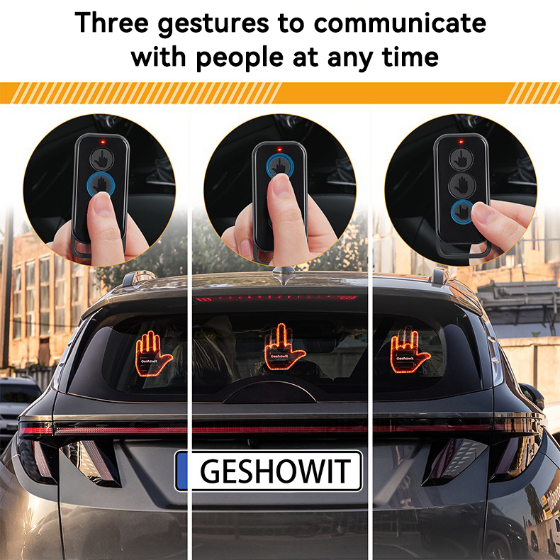 Car Led Finger Gesture Remote Control Lights-EchoDecor