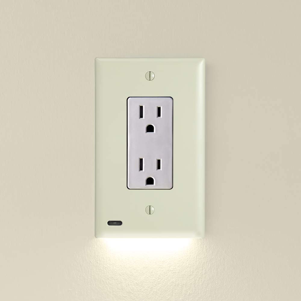 Last Day 50%OFF💡Outlet Wall Plate With Night Lights-No Batteries or Wires-EchoDecor
