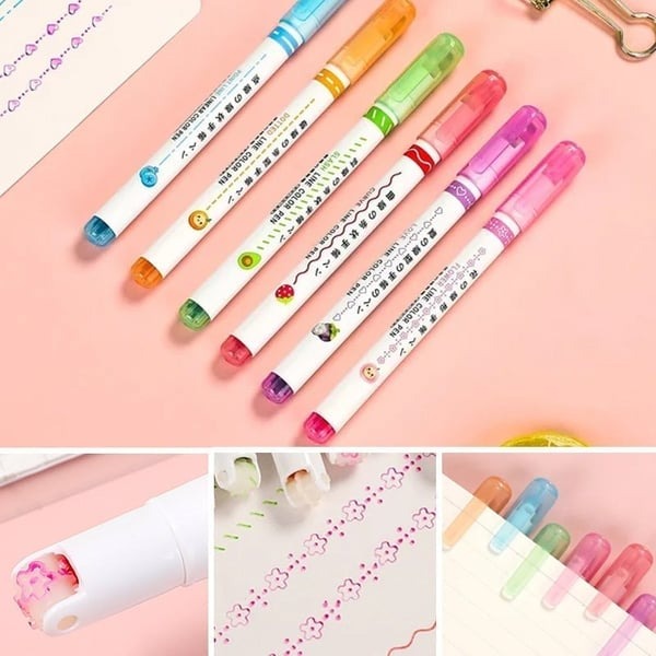 🌈Curve Highlighter Pen-EchoDecor