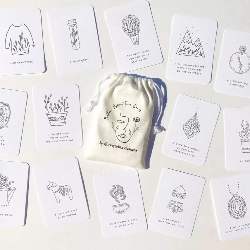 💝 Positive Daily Affirmation Cards Deck-EchoDecor