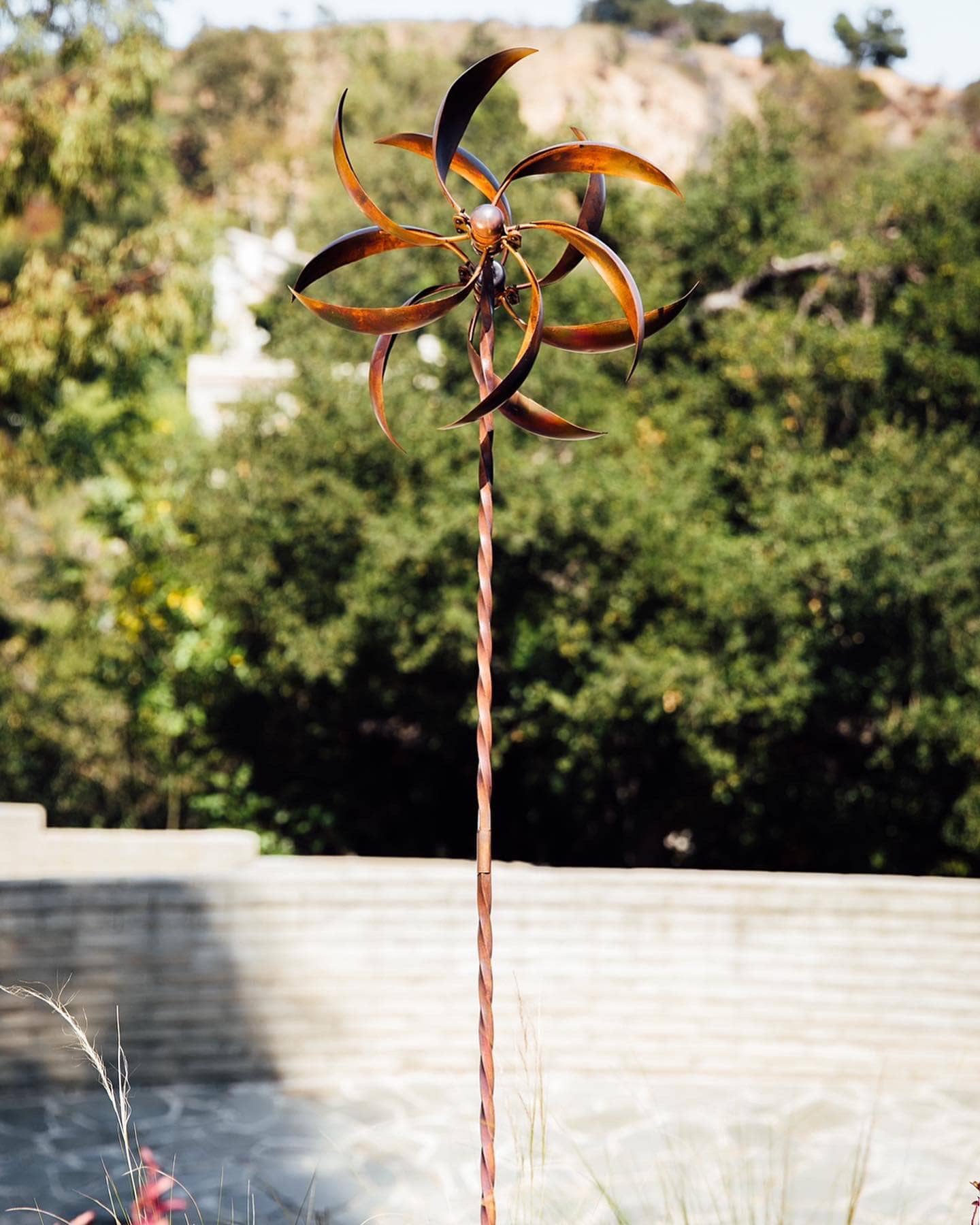 Feather Wind Spinner, 22"-EchoDecor