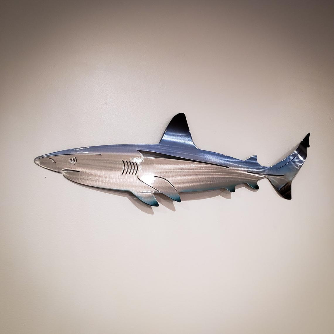 🌊3D Shark Steel Art Decoration🦈-EchoDecor