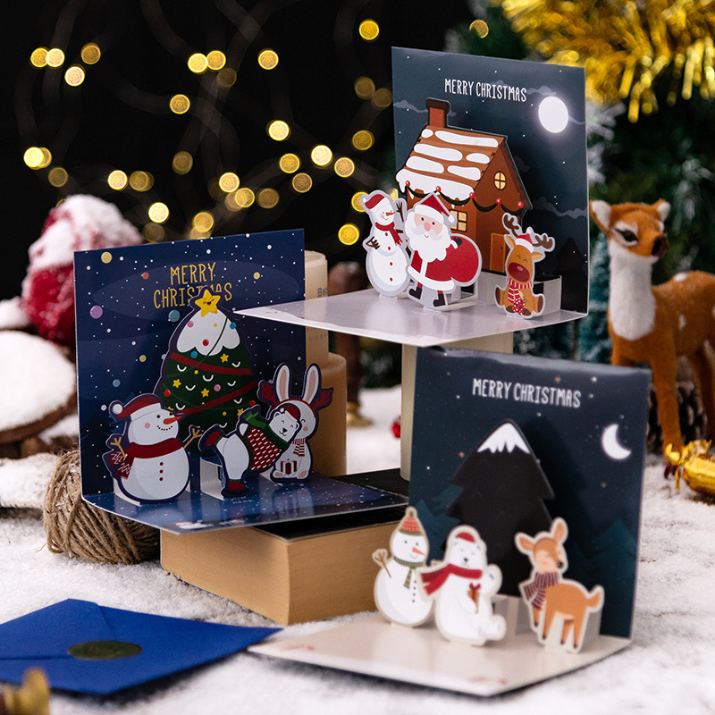 🔥2022 NEW 3D Pop up Christmas Cards（5 Pcs）-EchoDecor