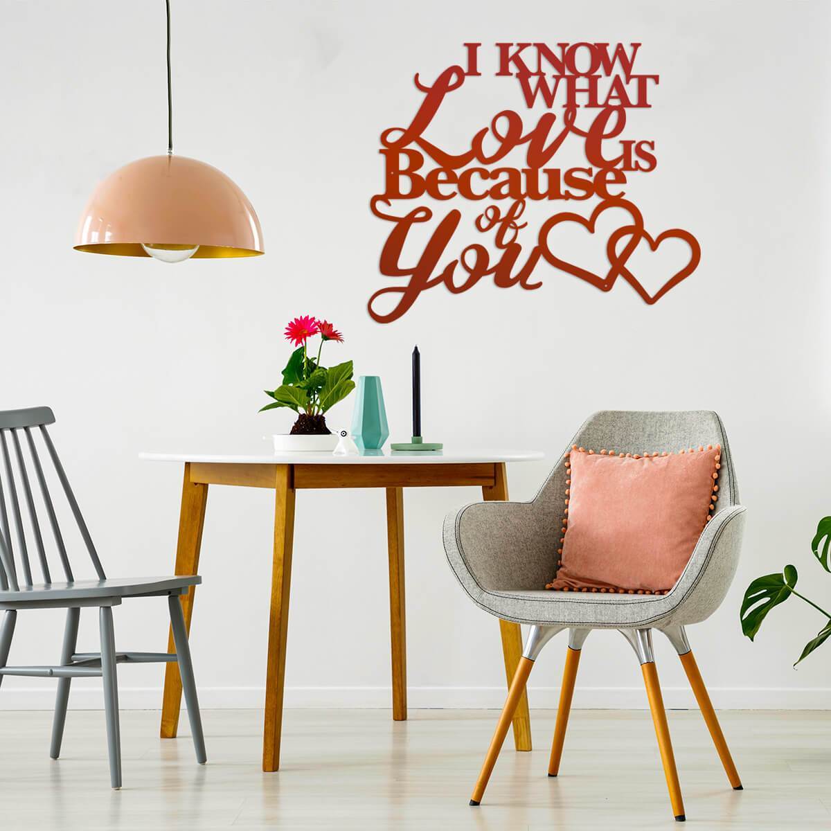 I Know What Love Is Wall Art-EchoDecor