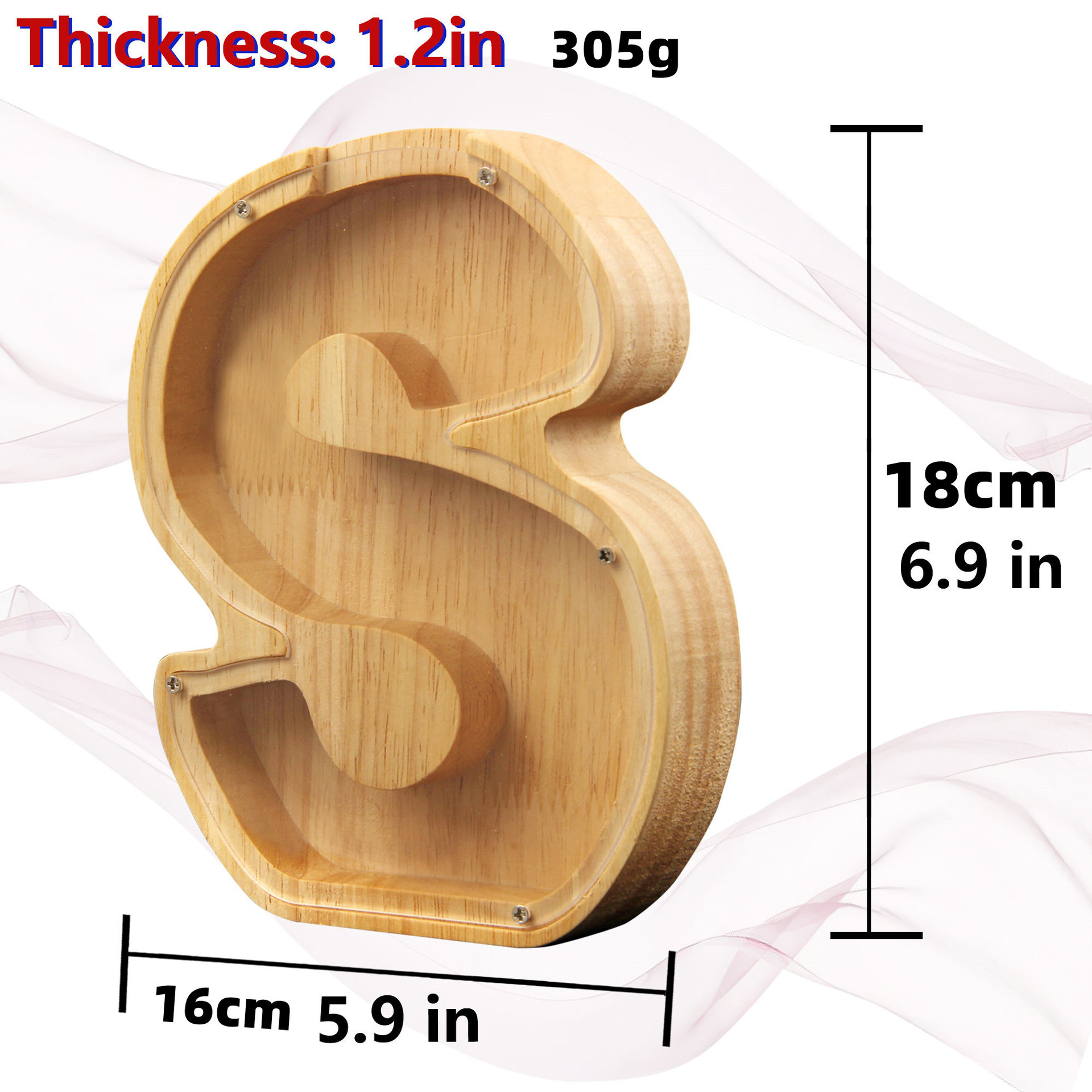 🔥 Last Day Promotion - Piggy Bank-Wood Gift For Kids-EchoDecor