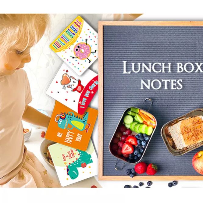 🐣School Lunch Box Notes Encouragement cards-EchoDecor
