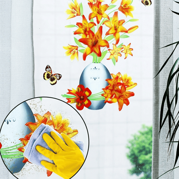 🔥New Year Promotion-50% OFF!! 3D Vase Sticker🌼-EchoDecor