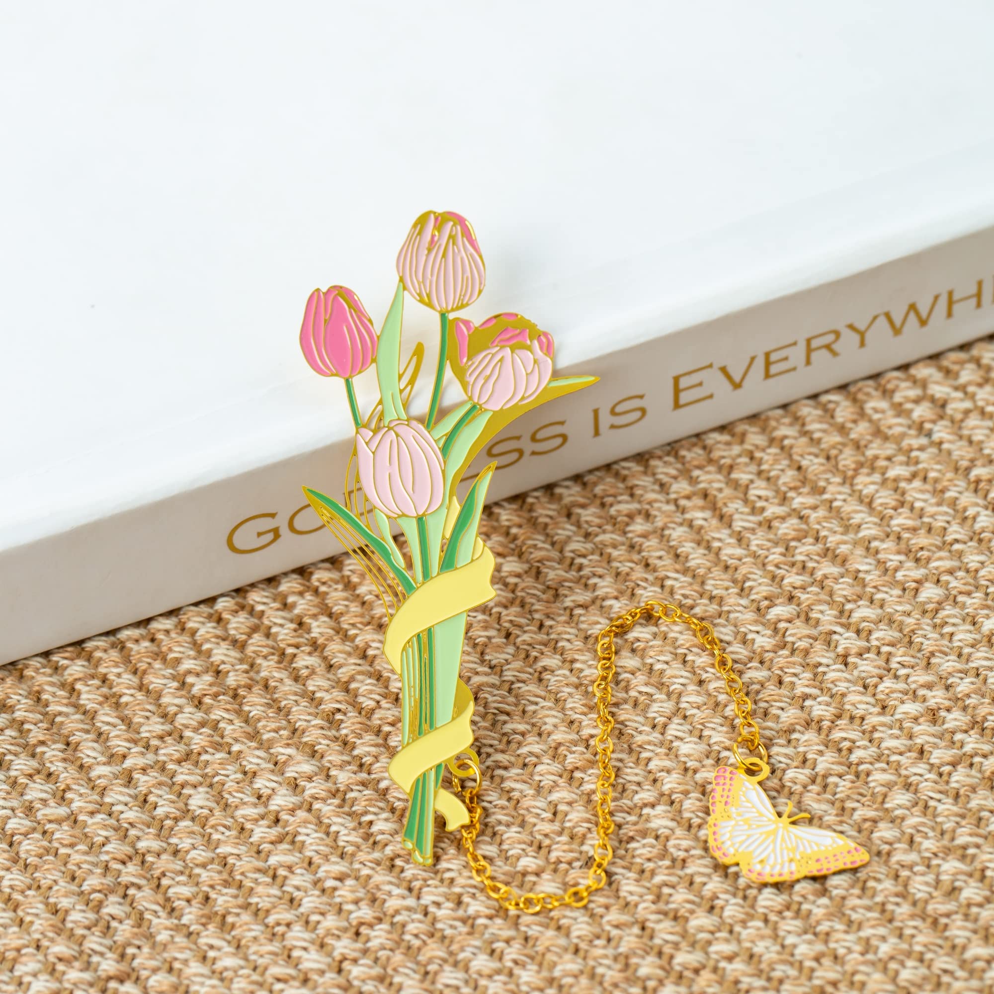 ✨Delicate Gift--🌷Metal Flower Bookmarks For Book Lovers-EchoDecor