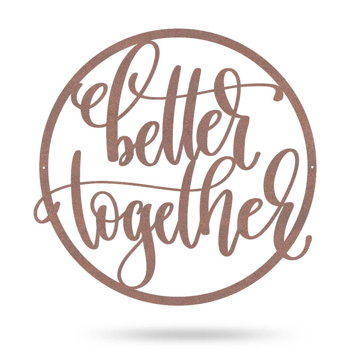 Better Together Wall Sign-EchoDecor