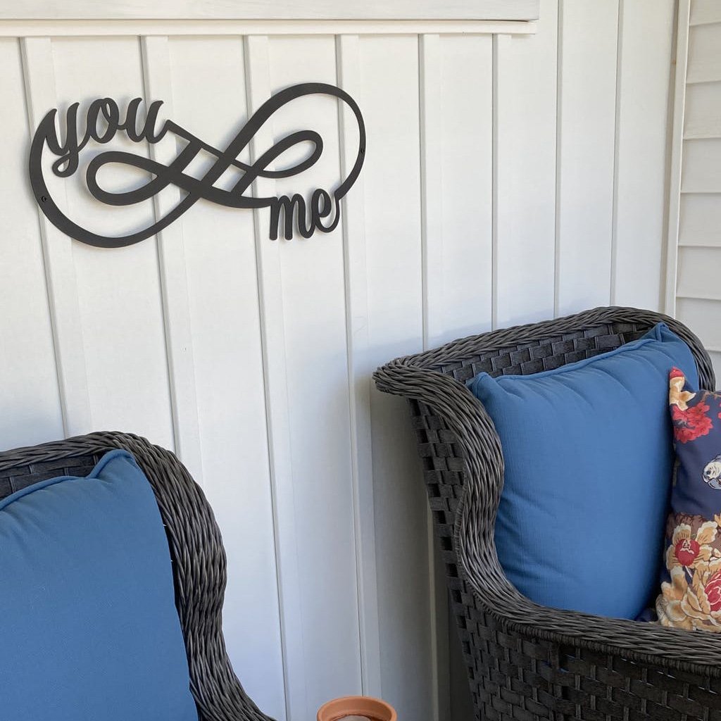 You + Me for Infinity Wall Décor Sign-EchoDecor