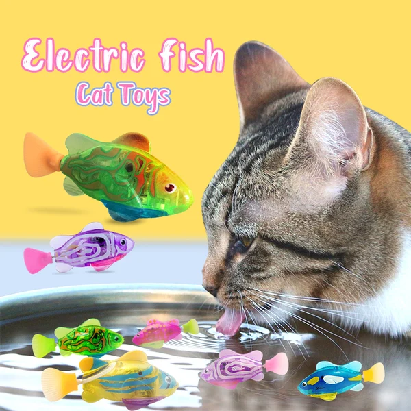 🔥Hot Sale-50% OFF🔥 -Electric Fish Cat Toys-EchoDecor