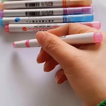 🌈Curve Highlighter Pen-EchoDecor