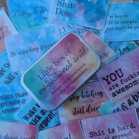 💝Hot-Sale Funny Motivation Cards Gift (1 Set of 20 Sheets)-EchoDecor