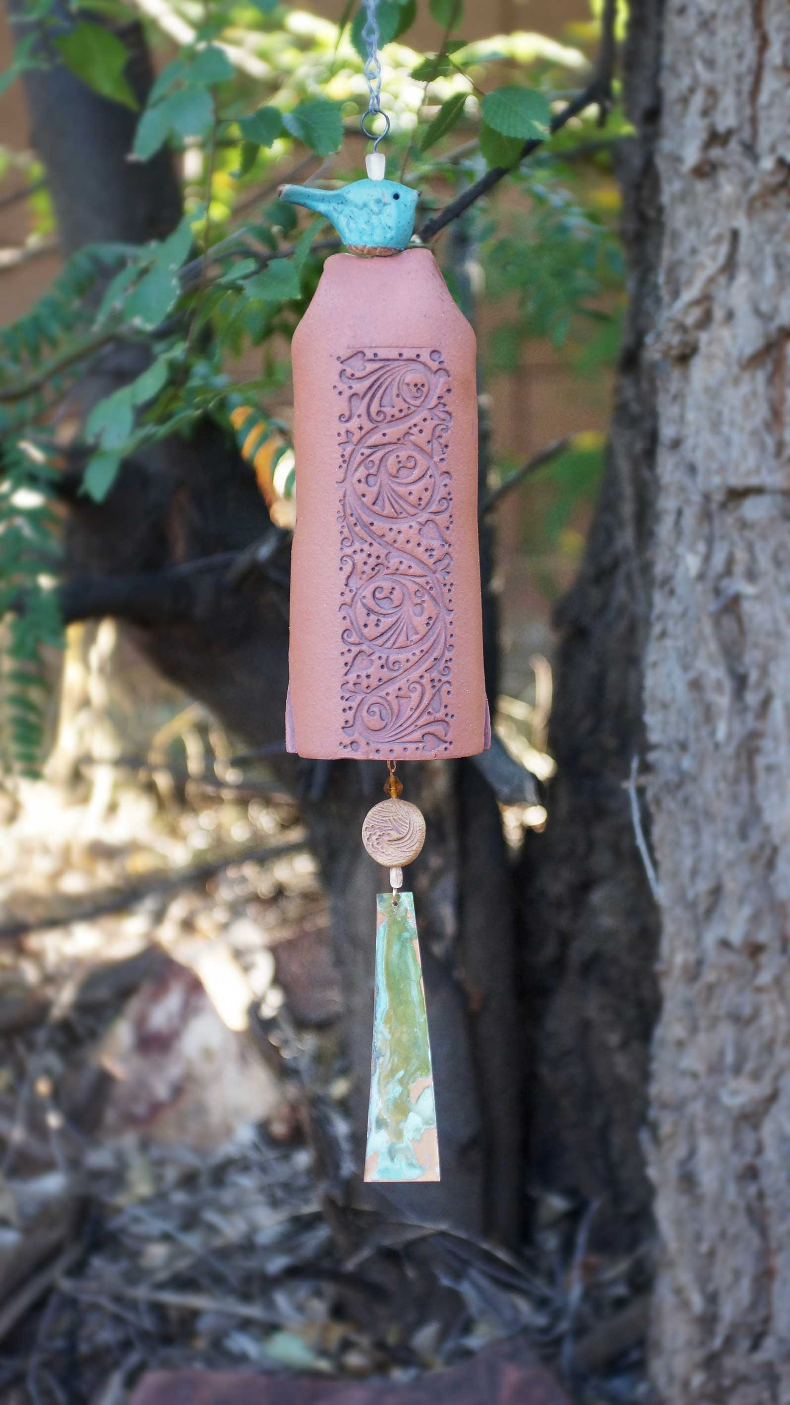 Handmade Ceramic Wind Chime-EchoDecor