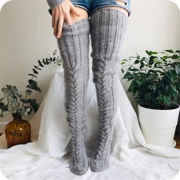 🧦 Thigh High Socks-EchoDecor