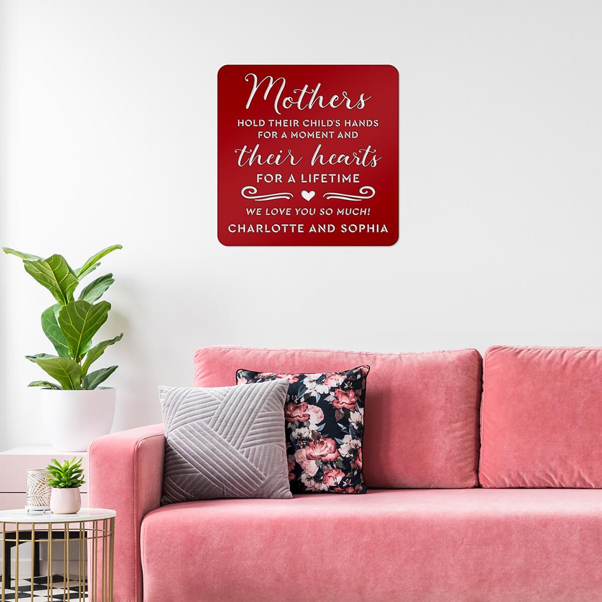 Mothers Hold Their Child's Hearts Wall Art-EchoDecor