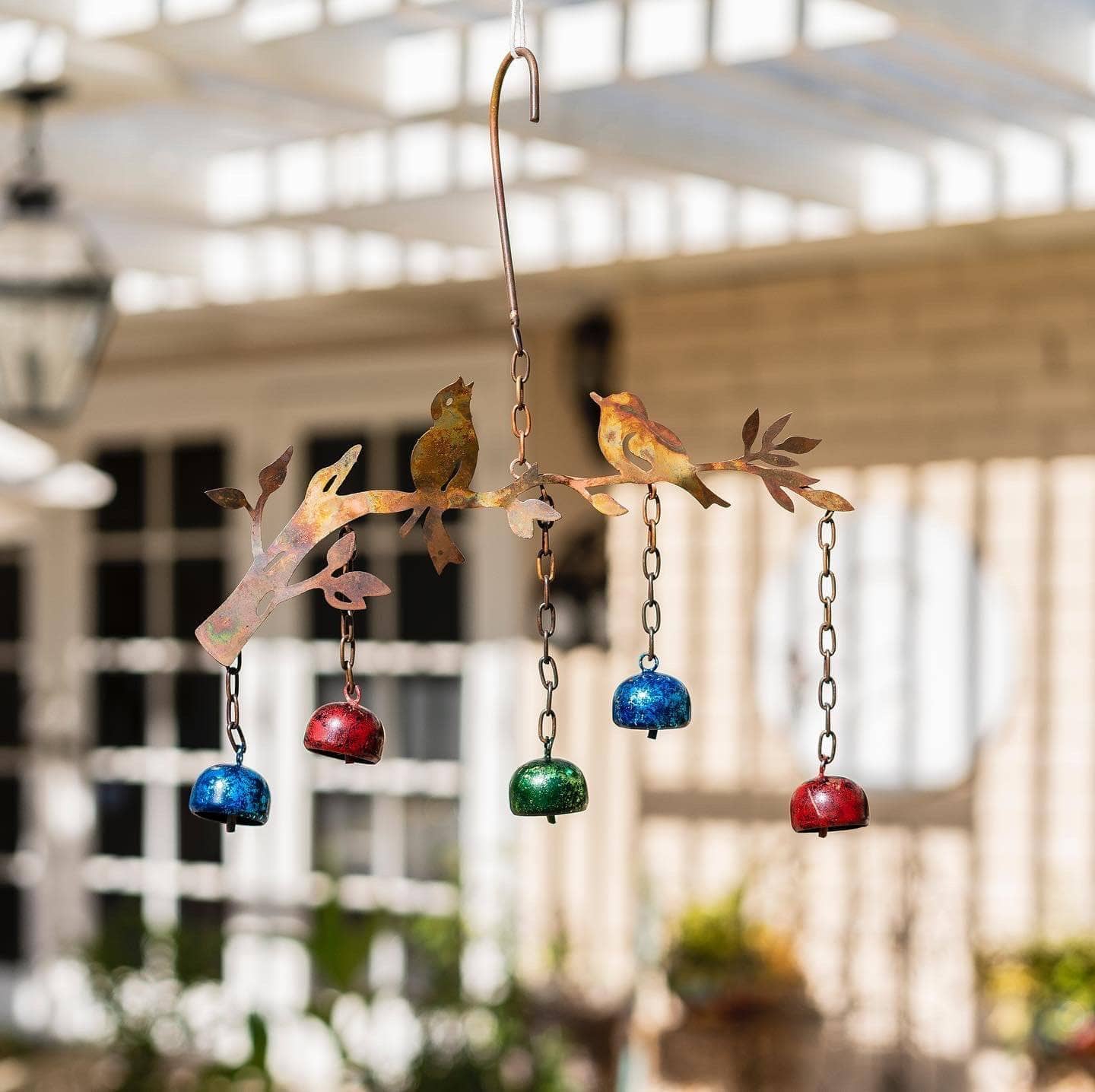 Birds w/Bells Multicolor Wind Chime-EchoDecor