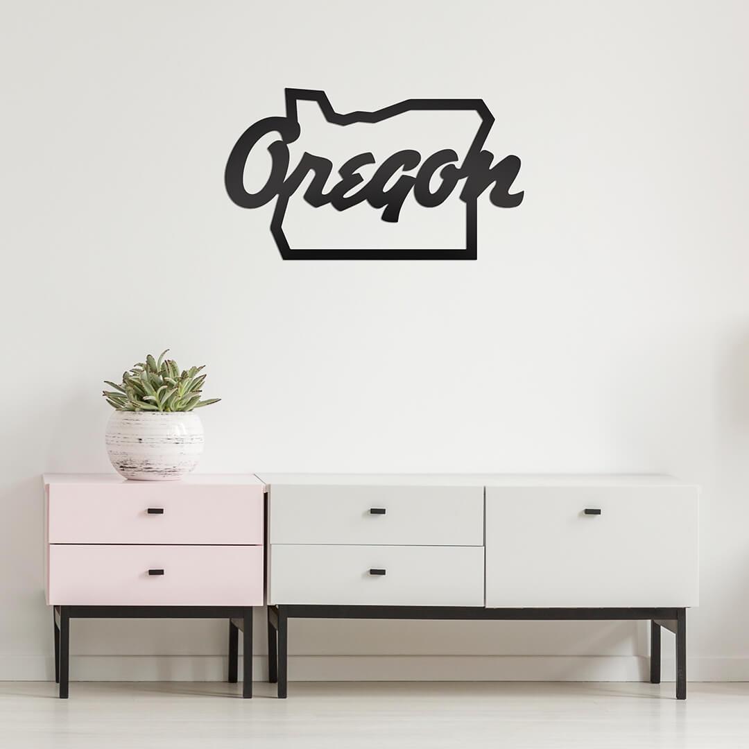 Oregon Metal Wall Art-EchoDecor
