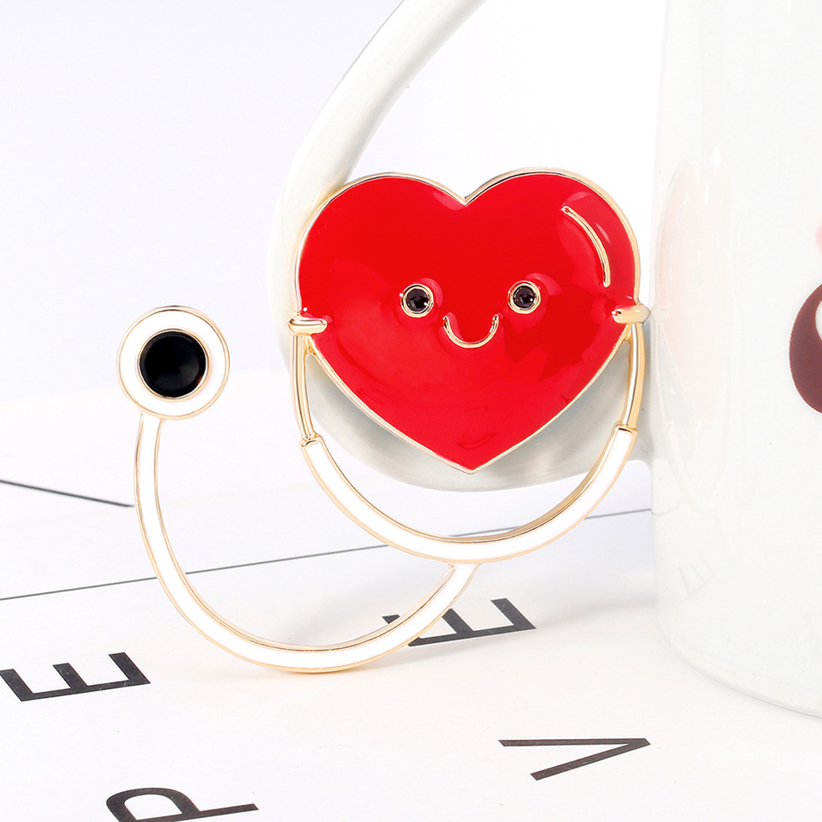 ✨Stethoscope Heartbeat Pin❤️-EchoDecor