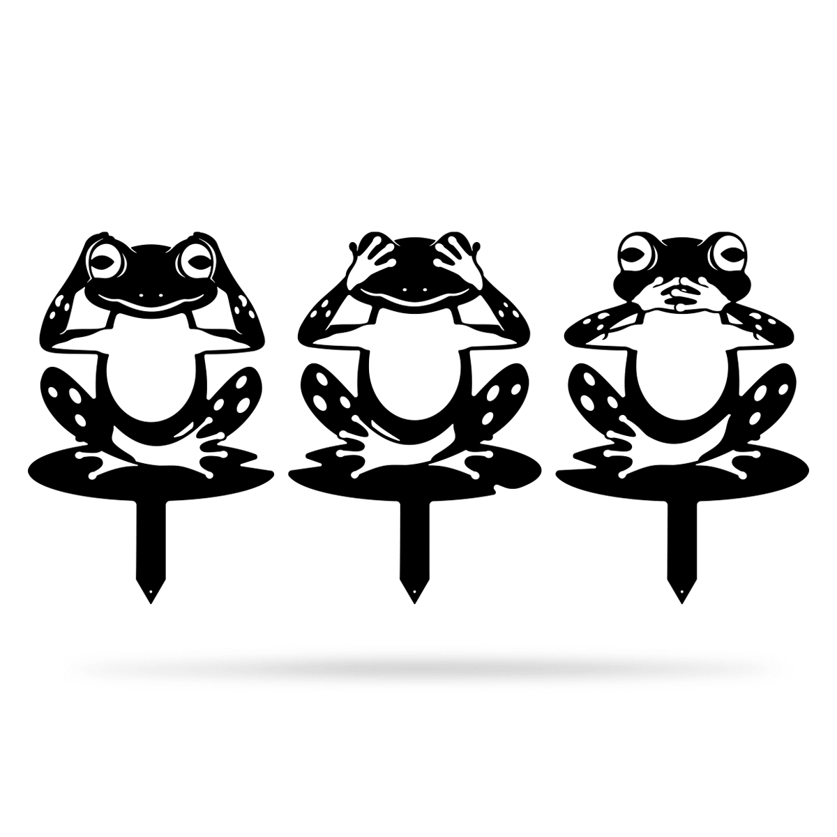 Garden Art - Frogs 3 Pack-EchoDecor