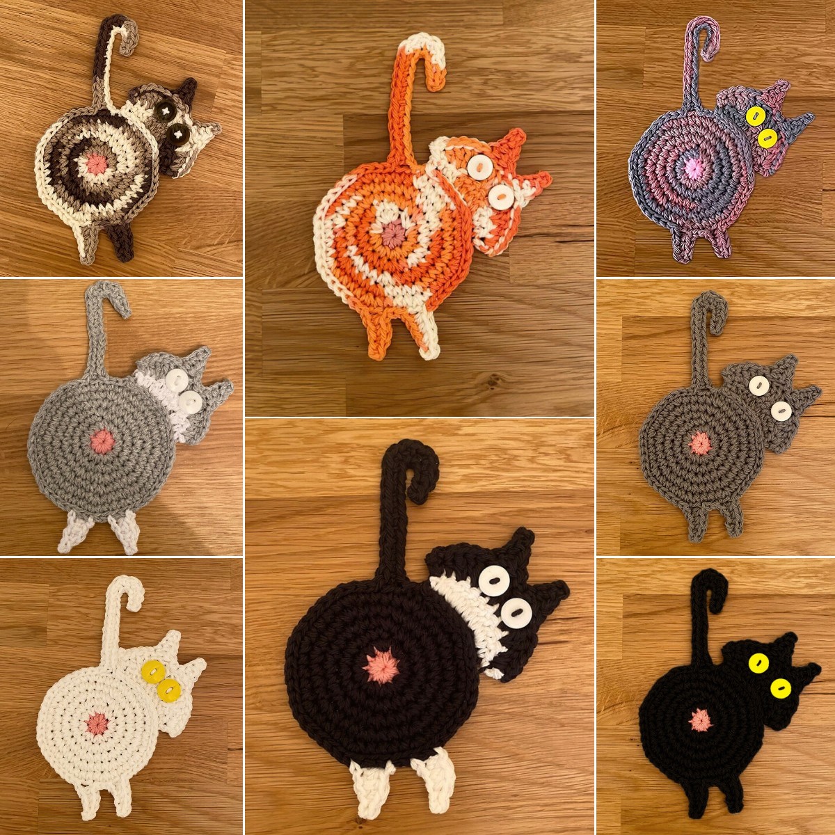 🔥Hot Sale--🐱Cute Cat Butt Coasters-EchoDecor