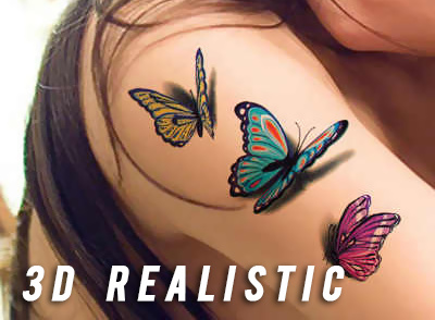 ❤️Trendy 3D Tattoo Stickers🦋-EchoDecor