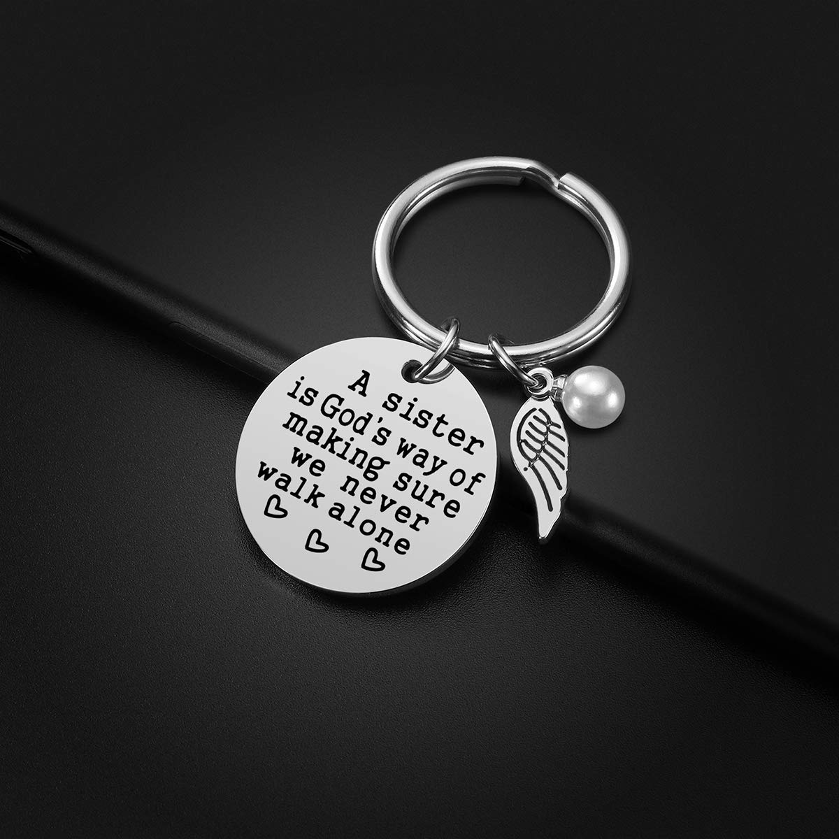 A Love Note From Sister Keychain❤-EchoDecor