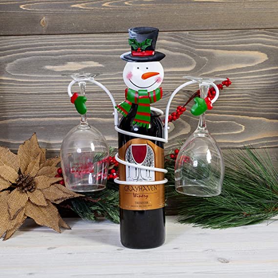 💥CLEARANCE SALE💥-Holiday Wine Bottle Glass Holders-EchoDecor