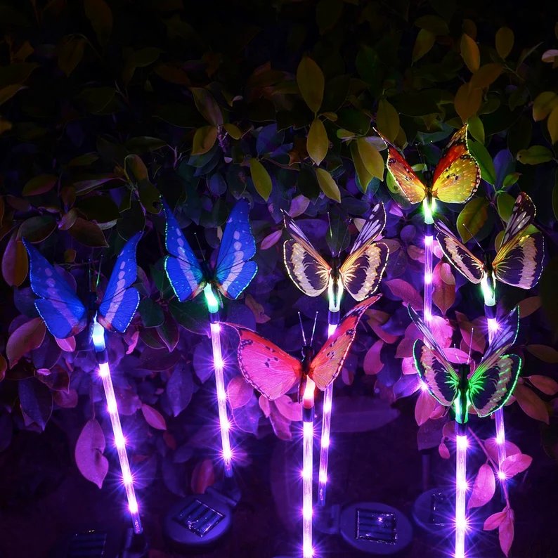 SOLAR GARDEN LIGHTS-butterfly lamp-EchoDecor