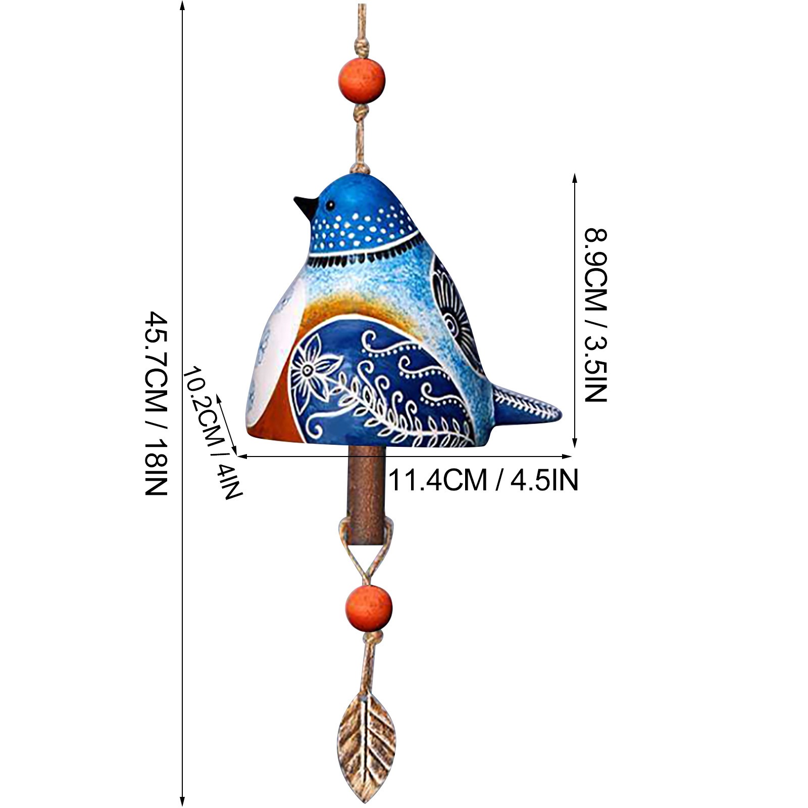 Bird Bell Wind Chimes-EchoDecor