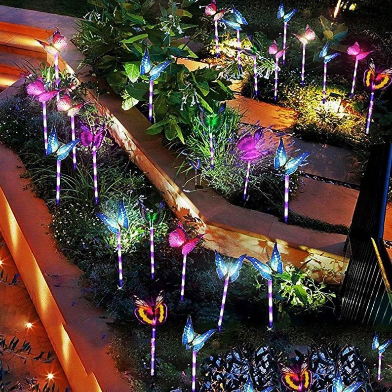 SOLAR GARDEN LIGHTS-butterfly lamp-EchoDecor