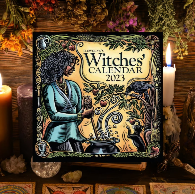 🎅Christma Hot Sale - 2023 Witches Calendar Articles Decor Home 