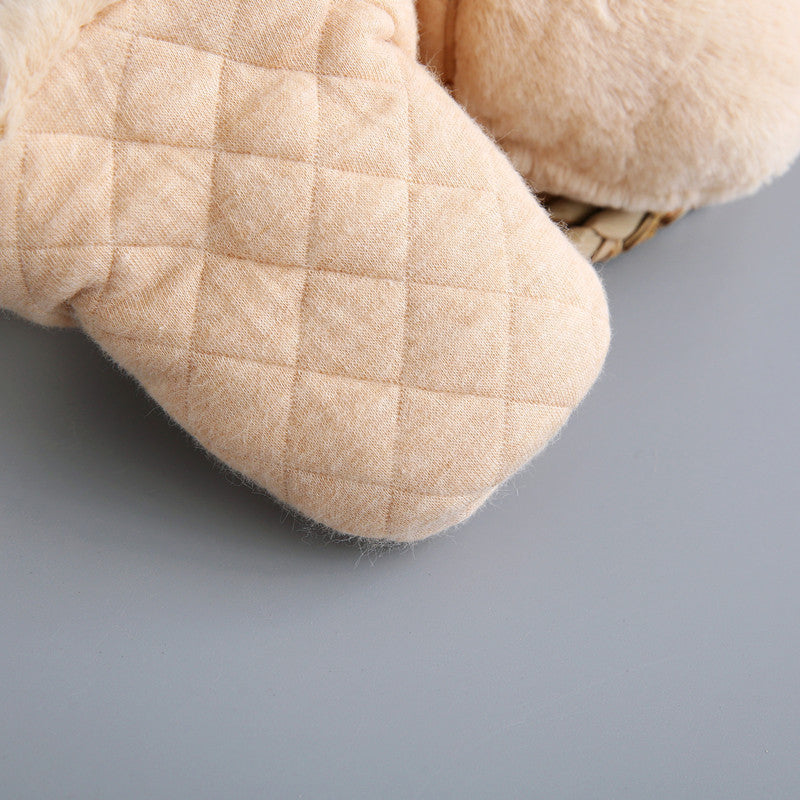 👶Baby Cartoon Plush Cotton Toddler Shoes👣-EchoDecor