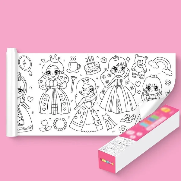🎁The best gift for kids-49% OFF🔥Children's Drawing Roll-EchoDecor