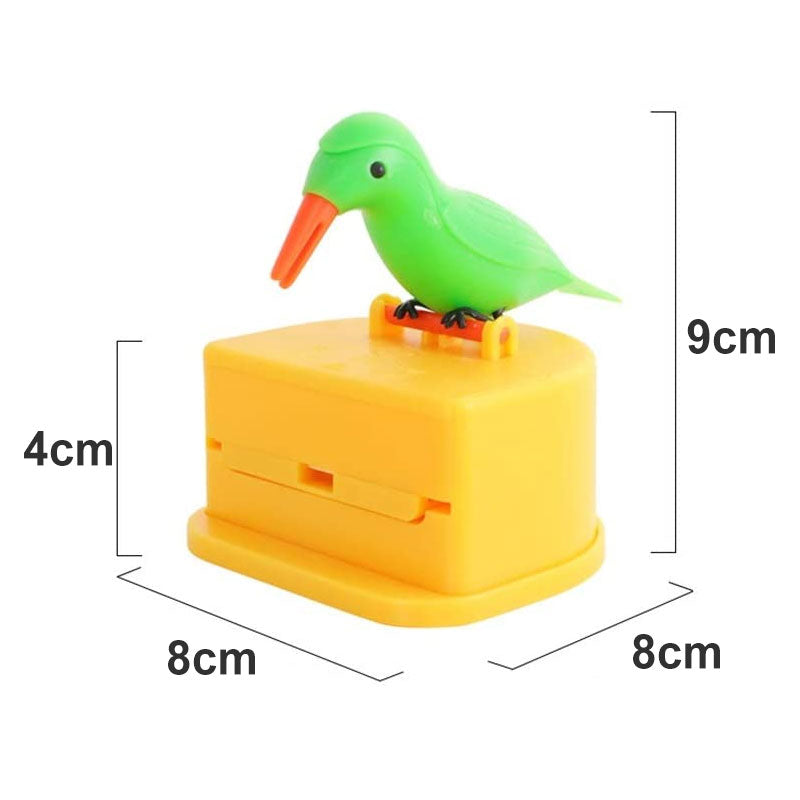 Creative Automatic Toothpick Box Cartoon Bird-EchoDecor