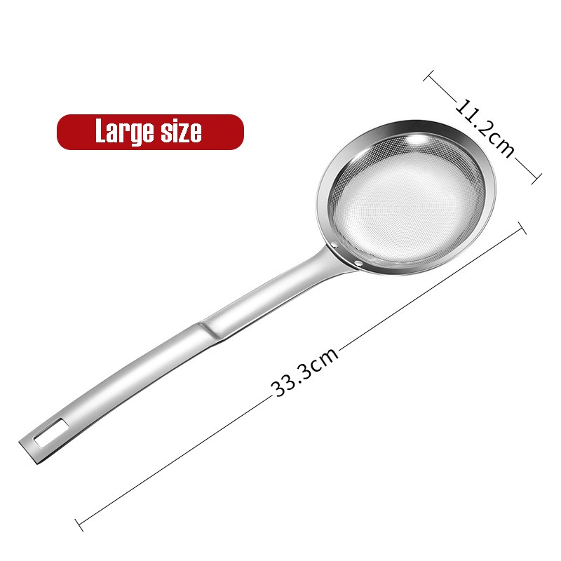 Fine mesh stainless steel colander-EchoDecor