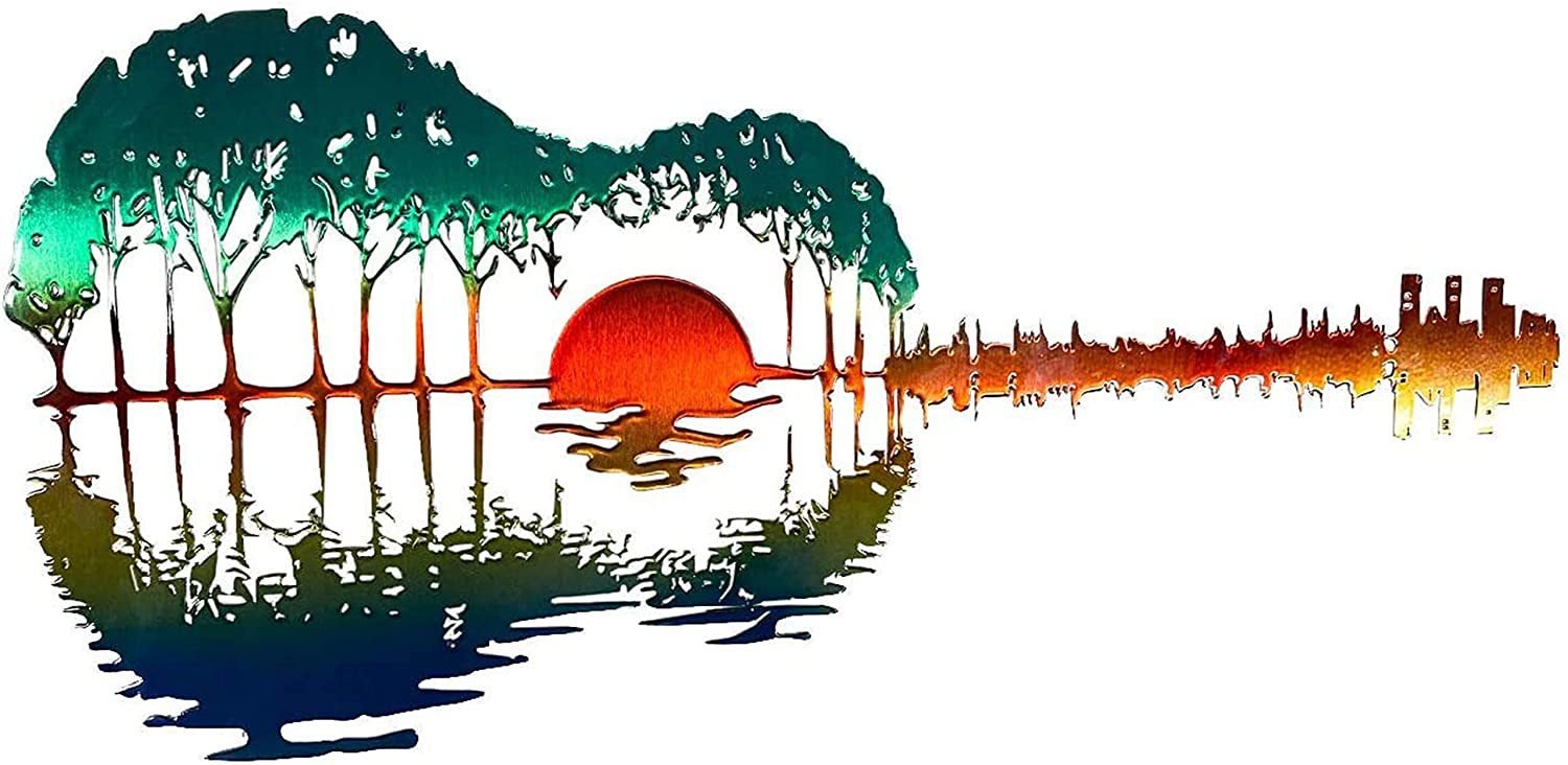 ✨Guitarist Art🎸MEGRAIDANTM️ Handmade Abstract Guitar Metal🎇-EchoDecor