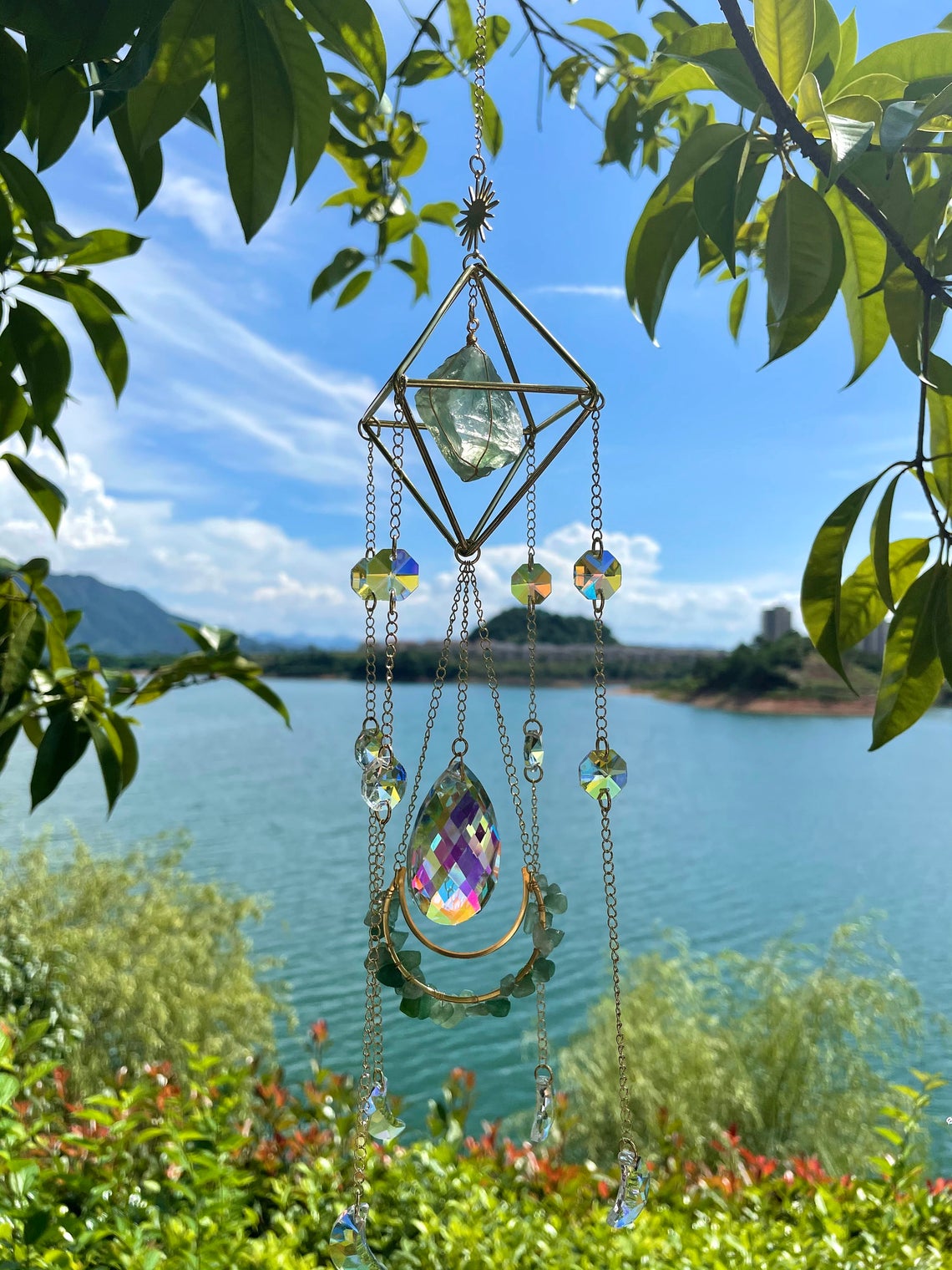 Aurora Crystal Suncatchers/Rainbow maker/Home Window decor-EchoDecor