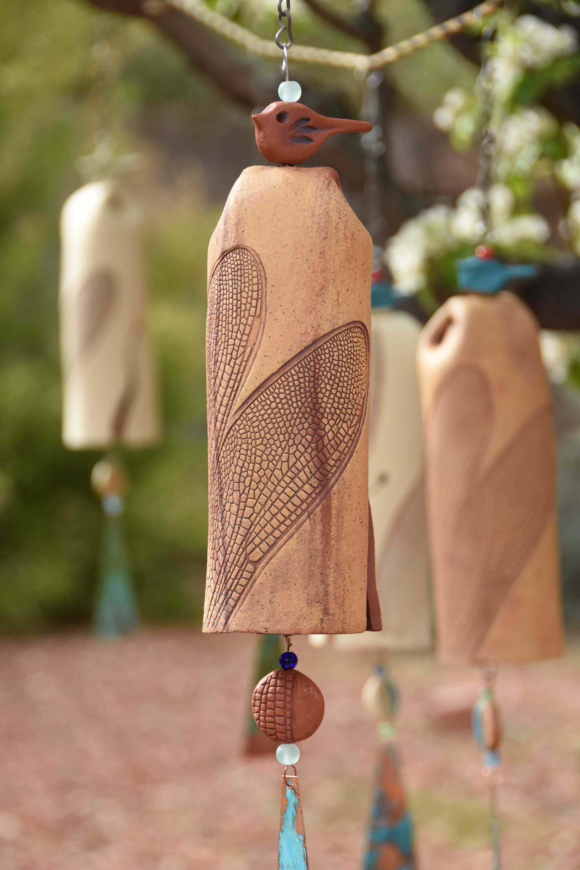 Dragonfly Wind Chime for Outdoors-EchoDecor