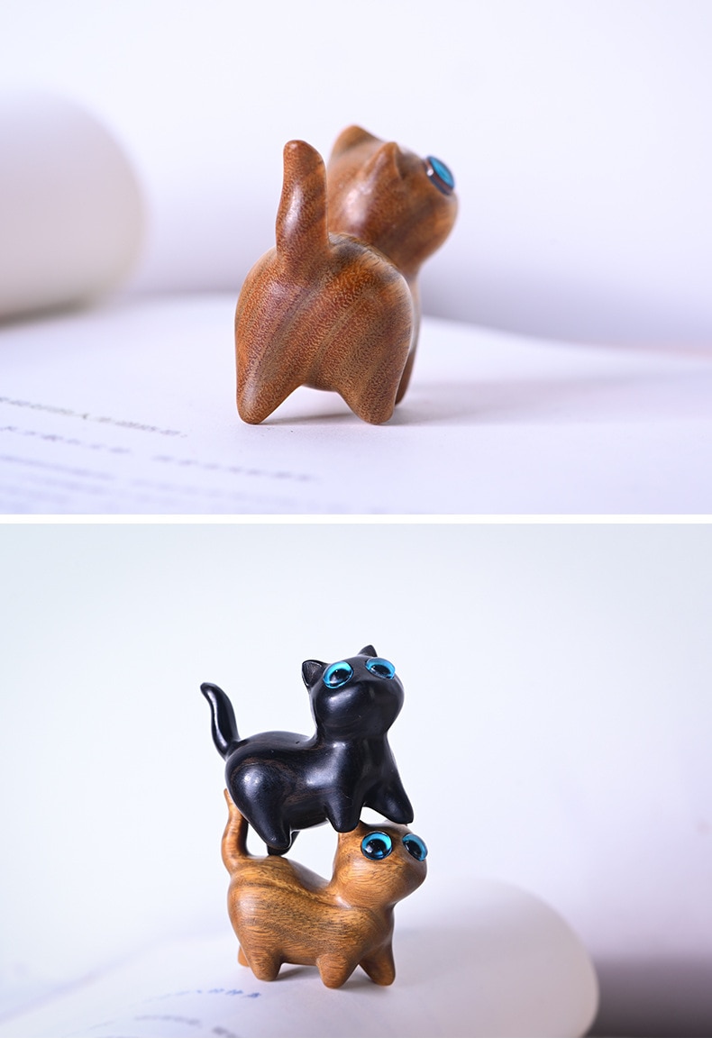 Kawaii Cat Miniature Figurines-EchoDecor