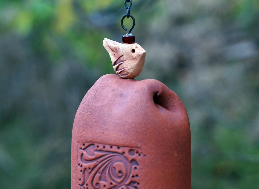 Handmade Ceramic Wind Chime-EchoDecor
