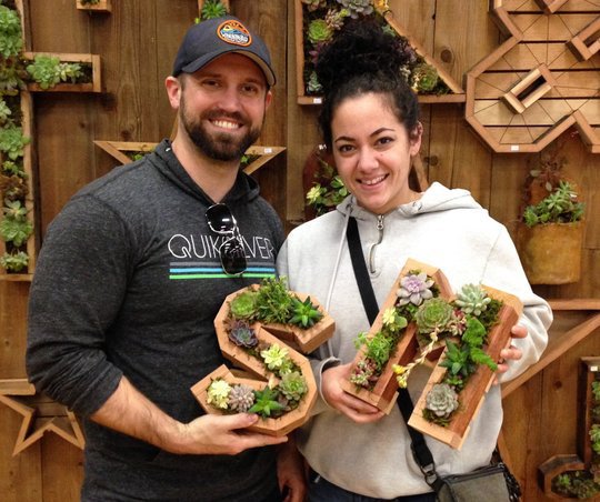 😍Wooden letter wall decoration,succulent plant containers✨-EchoDecor