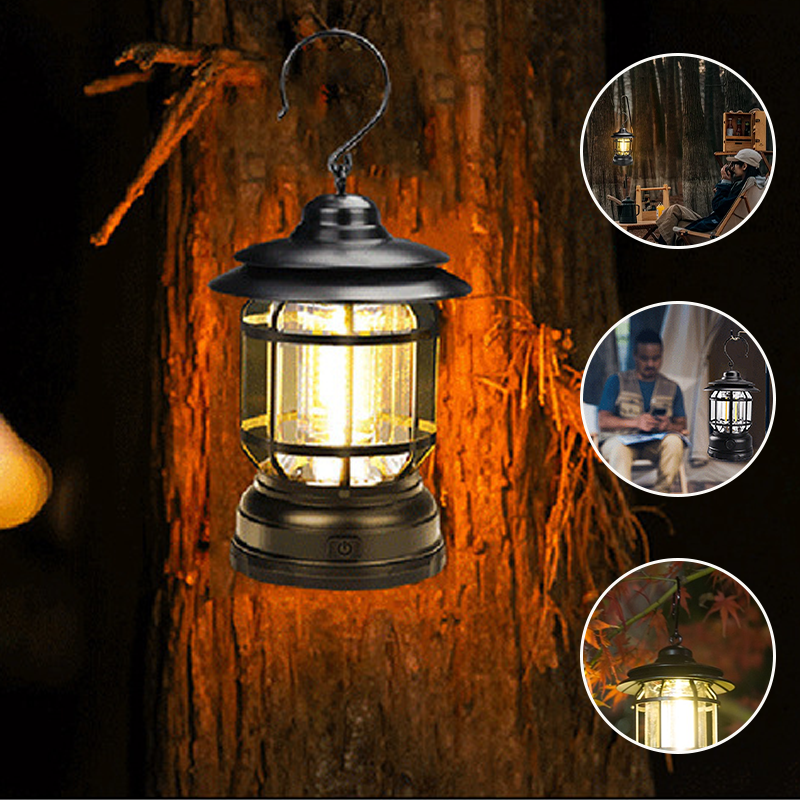 Portable Retro Camping Lamp-EchoDecor