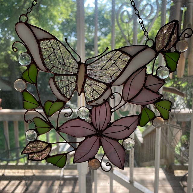 🔥Hot Sale 49% off🔥Stained Monarch Butterfly Wall Decor🦋-EchoDecor