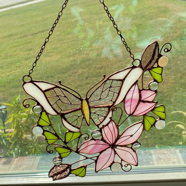 🔥Hot Sale 49% off🔥Stained Monarch Butterfly Wall Decor🦋-EchoDecor