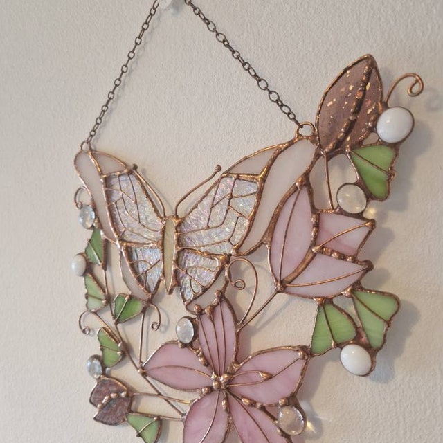 🔥Hot Sale 49% off🔥Stained Monarch Butterfly Wall Decor🦋-EchoDecor