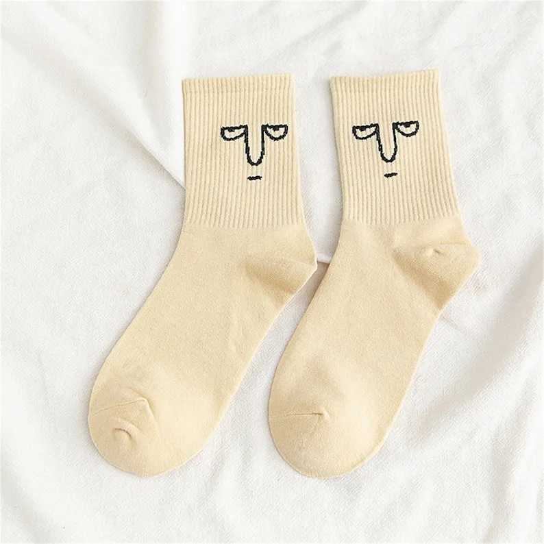 Hot Sale🔥 - Funny Crazy Face Socks (Set of 10)